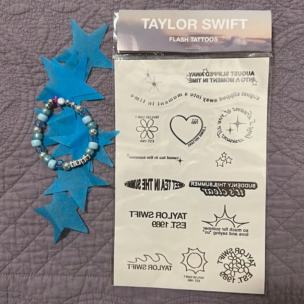 Official Taylor Swift, “Just a Summer Thing” Flash Tattoos